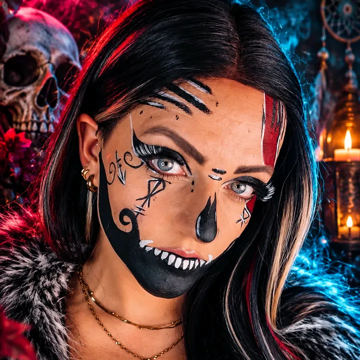 queenofwar_facepaint